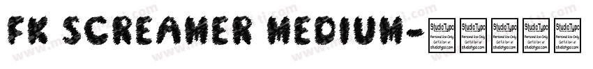 FK Screamer Medium字体转换